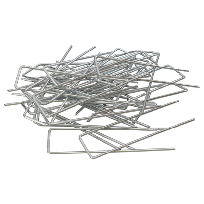 Metal Hold Down Pegs with Wooden Mallet Set