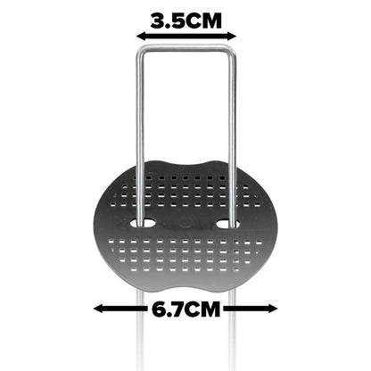 Metal Hold Down Pegs with Wooden Mallet Set