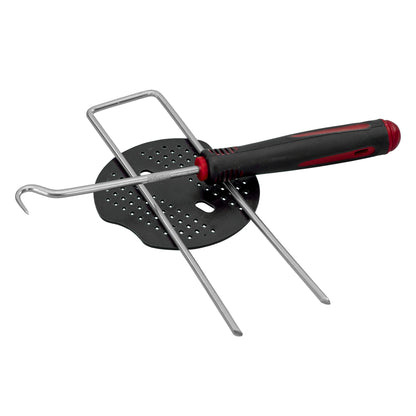 Metal Hold Down Pegs with Wooden Mallet Set