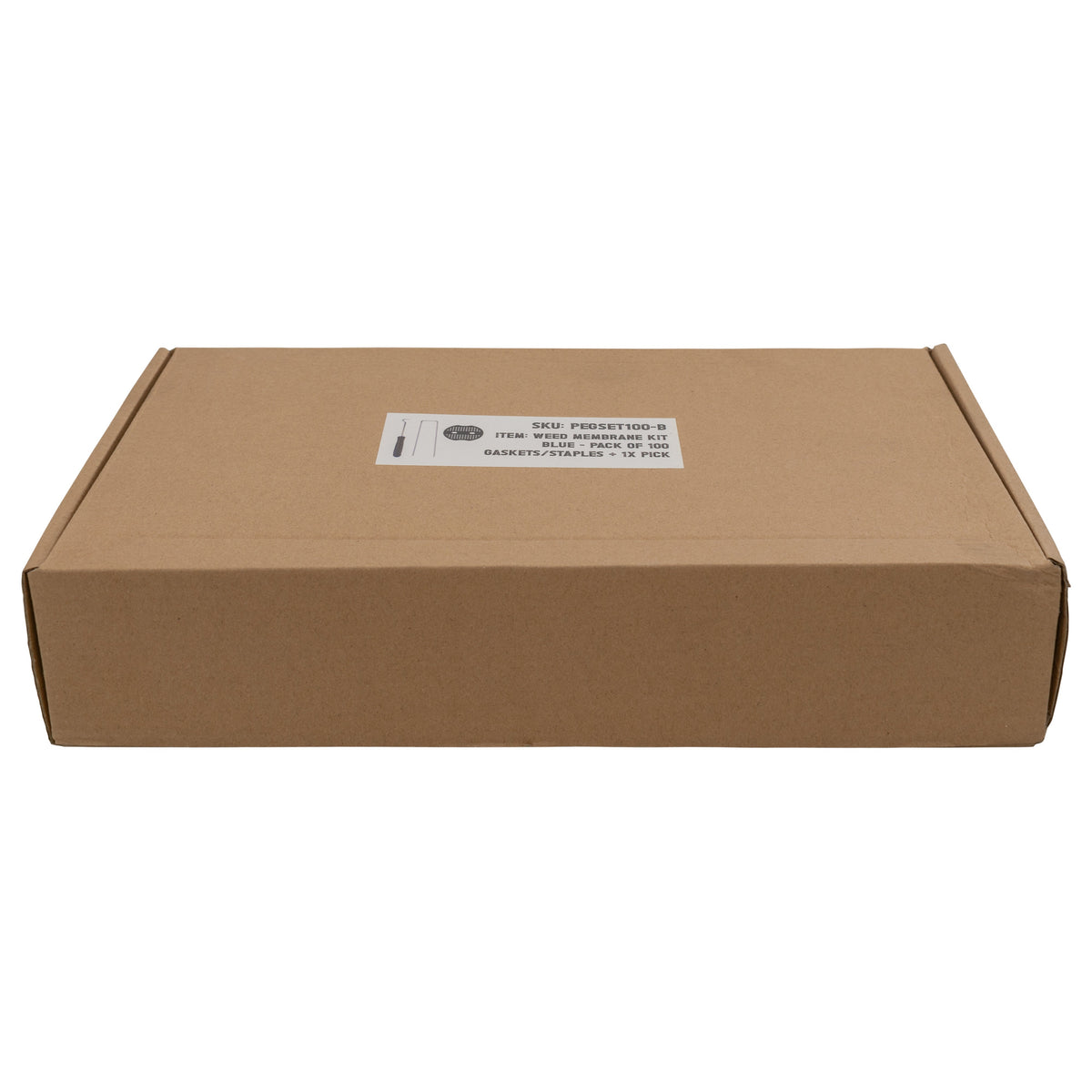 150mm Weed-Membrane Peg & Plate Kit – Mallet and Red Puller