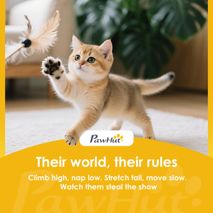 PawHut Multi-Level Cat Tower, 134cm