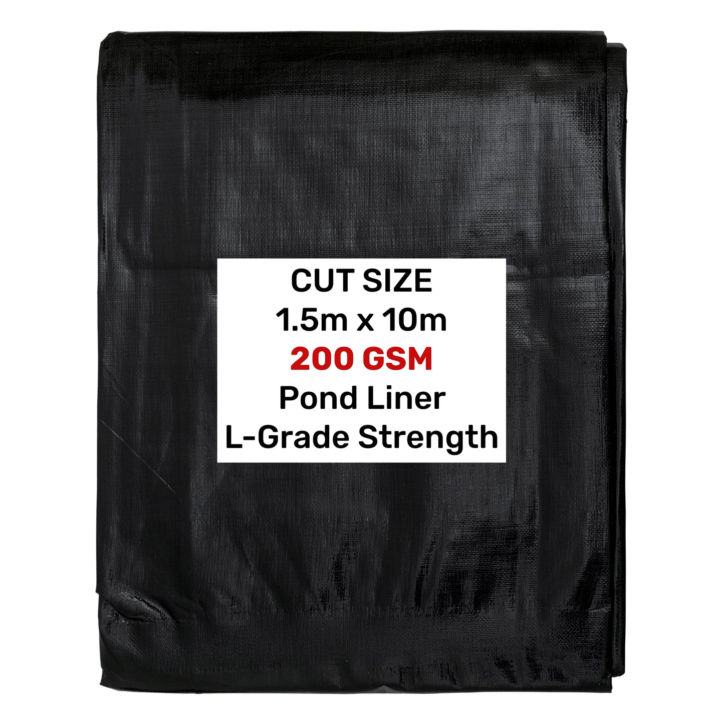 200gsm Pond Liner 1.5m x 10m