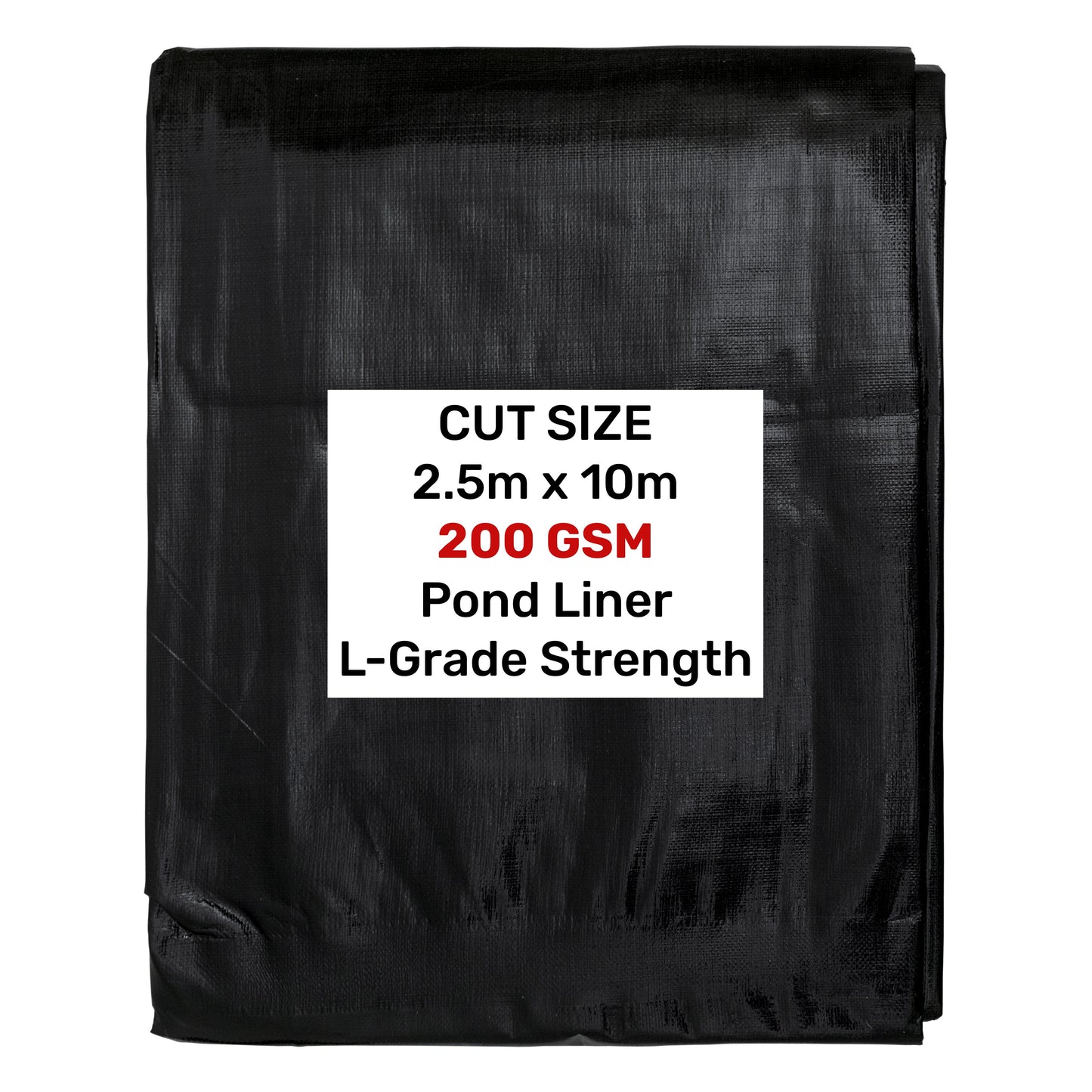 200gsm Pond Liner 2.5m x 10m