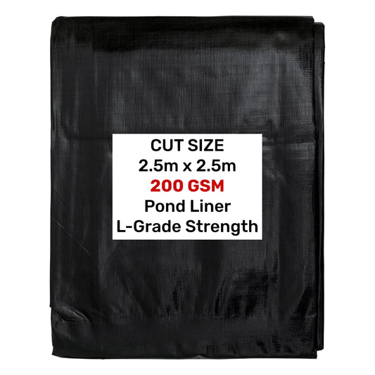 200gsm Pond Liner 2.5m x 2.5m