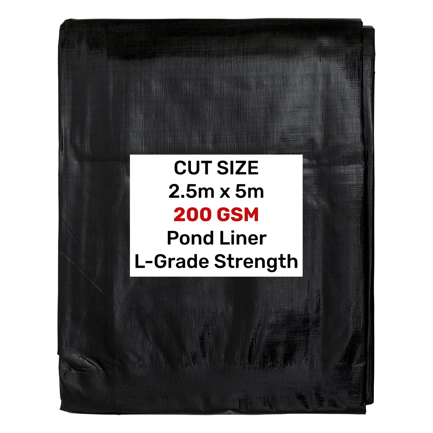 200gsm Pond Liner 2.5m x 5m