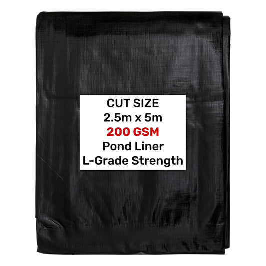 200gsm Pond Liner 2.5m x 5m