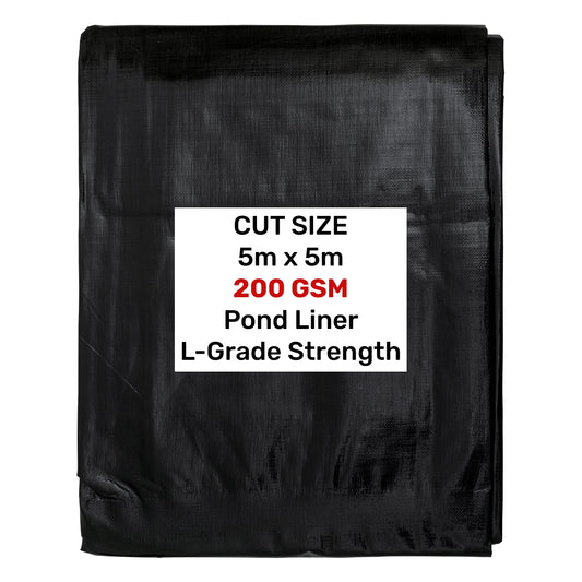 200gsm Pond Liner 5m x 5m