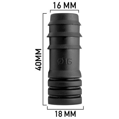 End Plug for 16mm Irrigation Pipe – Barbed Stop End