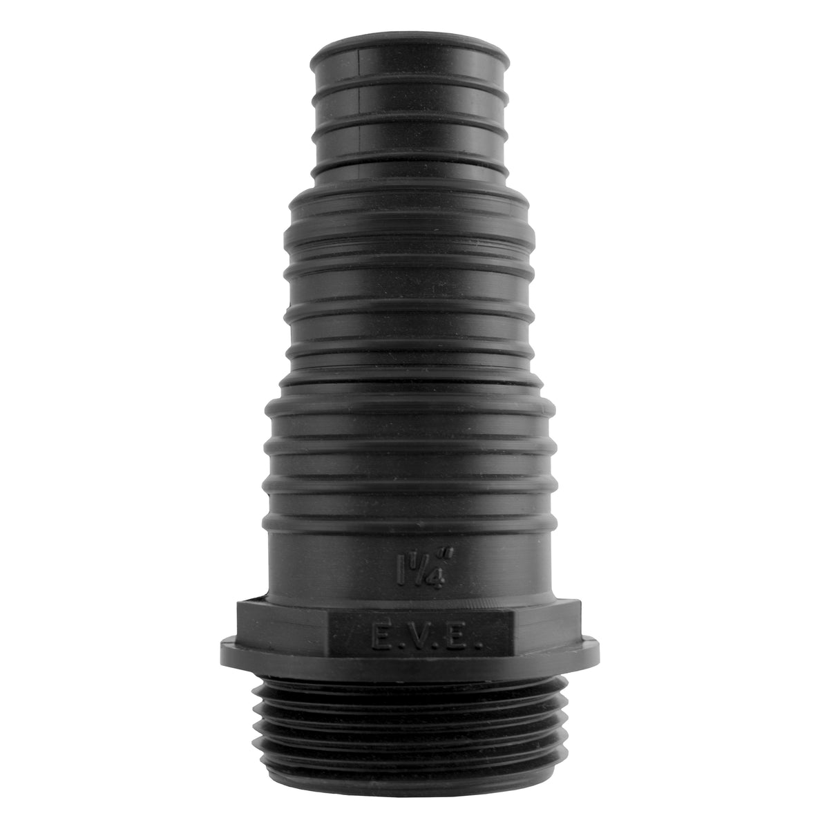 1¼″ BSP Male Pond Adapter – 25/32/38mm Stepped Hose Tail