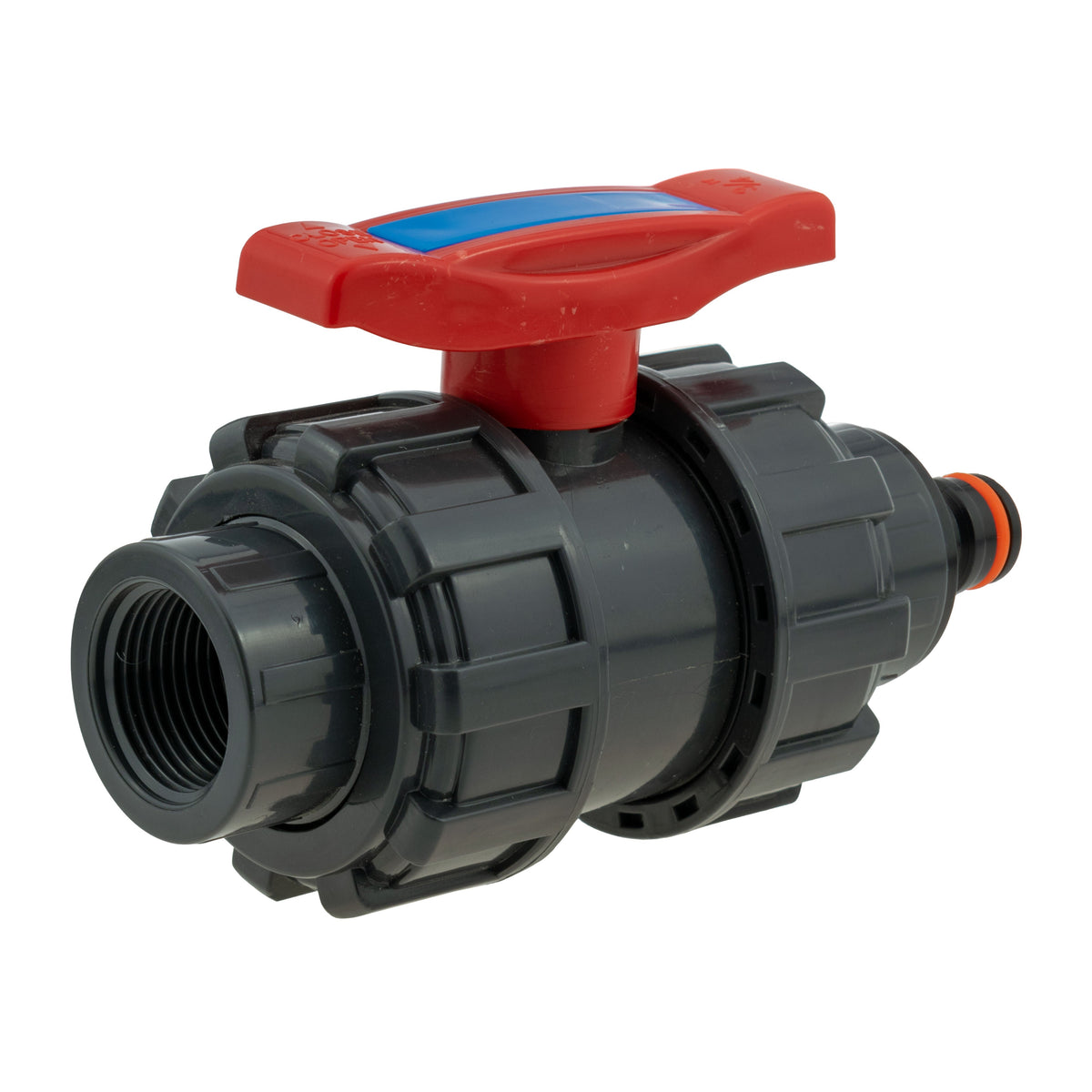 ¾″ BSP Female Double-Union PVC Valve & Quick Connector Kit