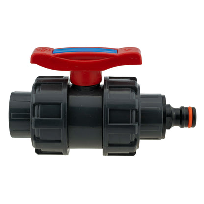 ¾″ BSP Female Double-Union PVC Valve & Quick Connector Kit