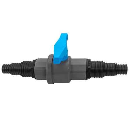 1″ BSP Valve Kit – Two Stepped 20/25/32mm Pond Hose Tails