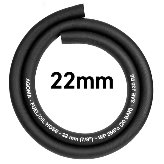 SAE J30 R6 Fuel Hose – 22mm ID / 32mm OD, 1m or 50m
