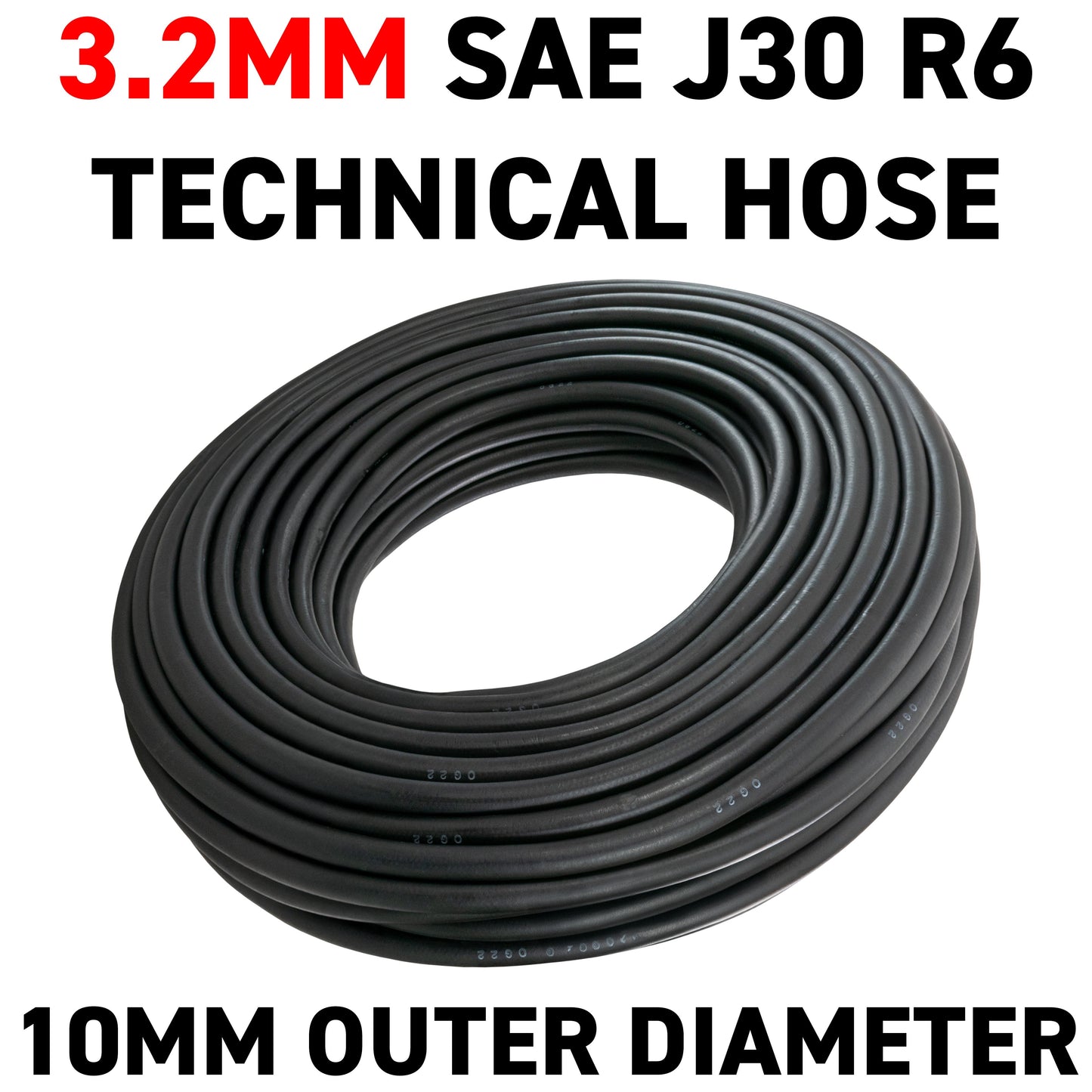 3.2mm Rubber Reinforced J30 R6 Fuel Hose