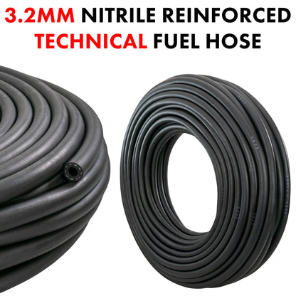 3.2mm Rubber Reinforced J30 R6 Fuel Hose