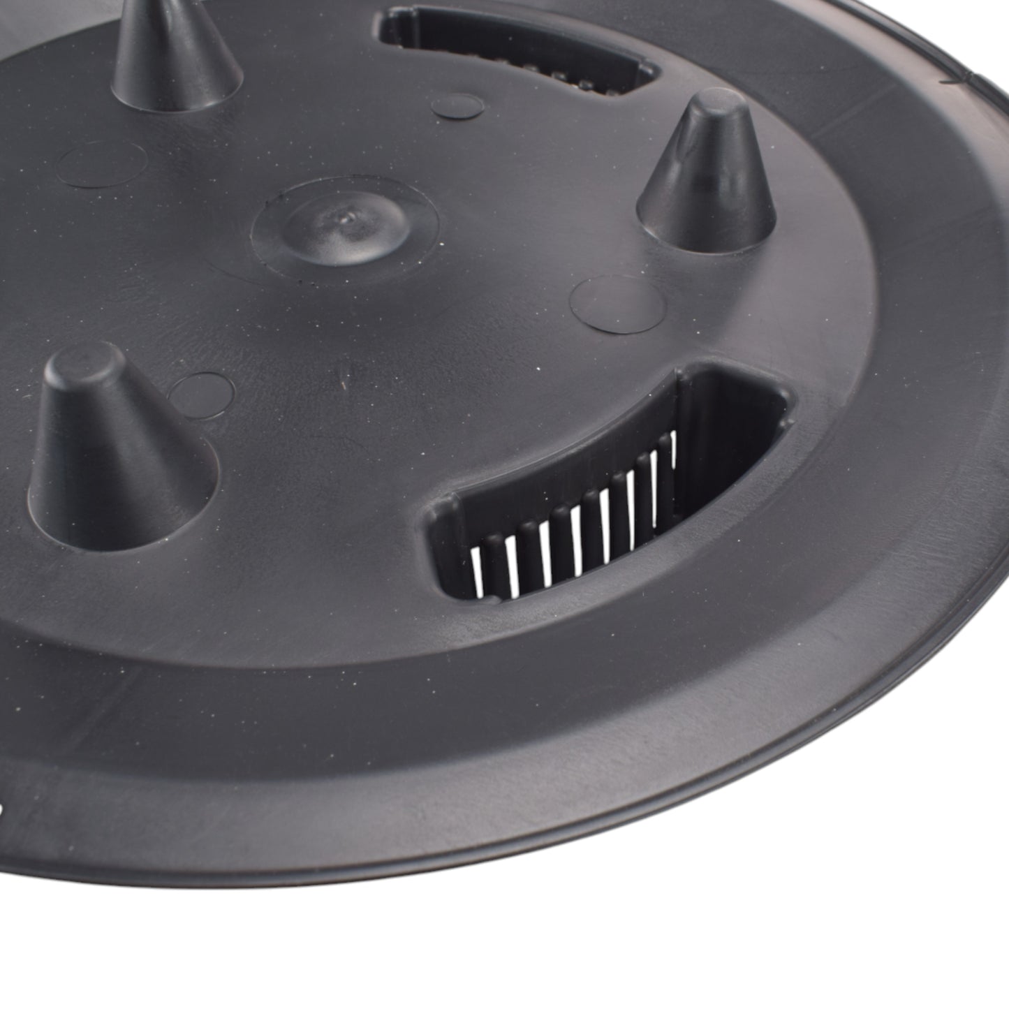 Roma Bowl Plant Pot with Legs, Insert and Drainage Hole (Black)