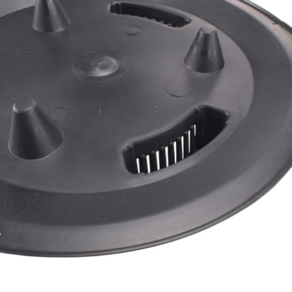 Roma Bowl Plant Pot with Legs, Insert and Drainage Hole (Black)