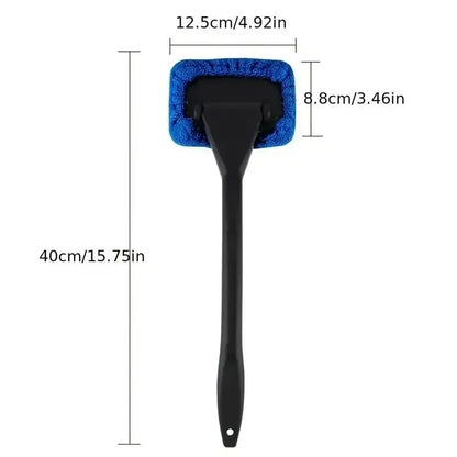 Car Windshield Cleaning Tool Long Handle Interior Glass Cleaner Brush