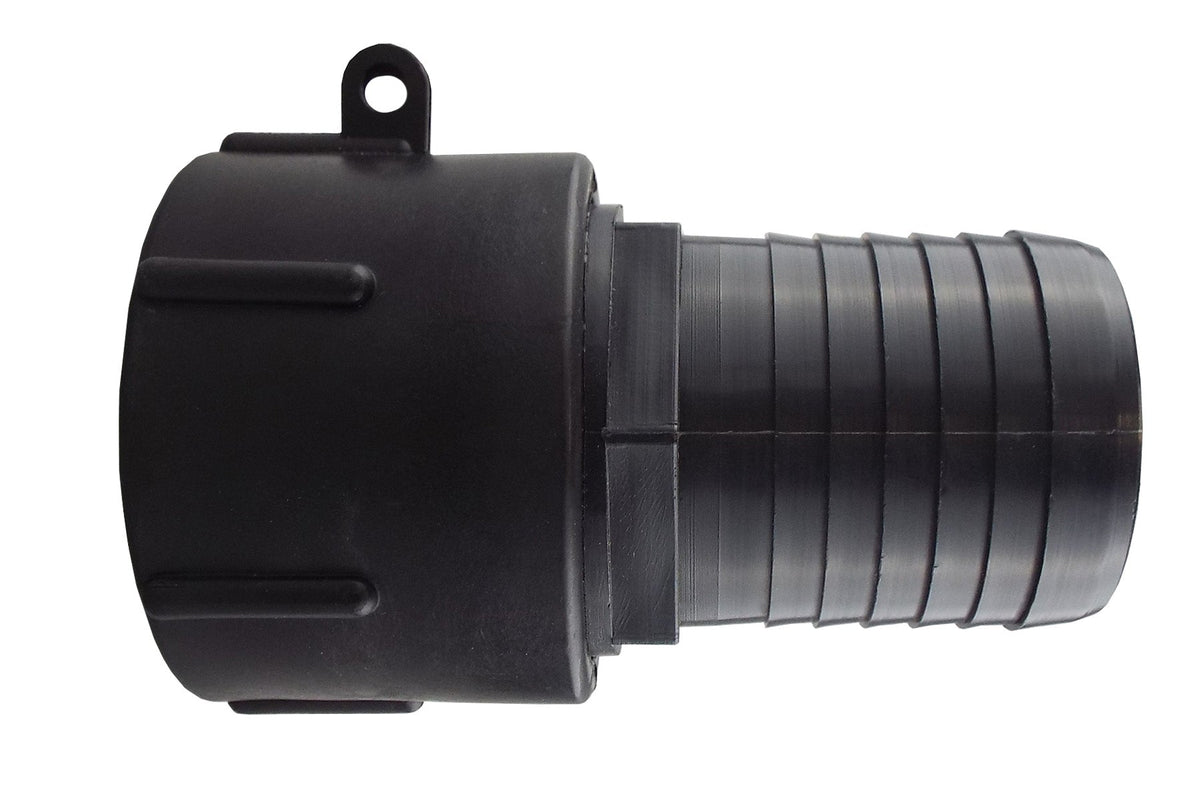 IBC S60X6 Adapter with 50mm Hose Tail; supplied product shown.