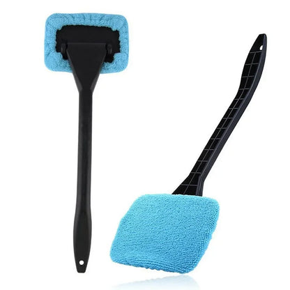 Car Windshield Cleaning Tool Long Handle Interior Glass Cleaner Brush
