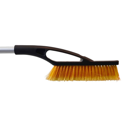 Telescopic Snow Brush and Ice Scraper (Orange)