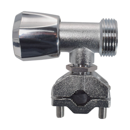 Twin Through-Wall Garden Tap Set – Simple Lever Taps
