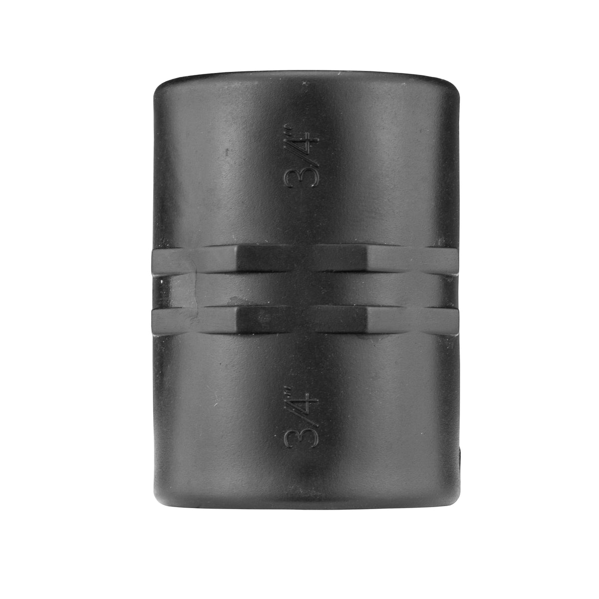 ¾″ BSP Female Straight Socket – Black Plastic