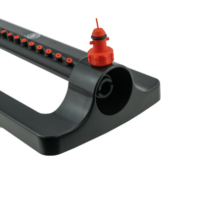 Oscillating Bar Sprinkler (Black/Orange)