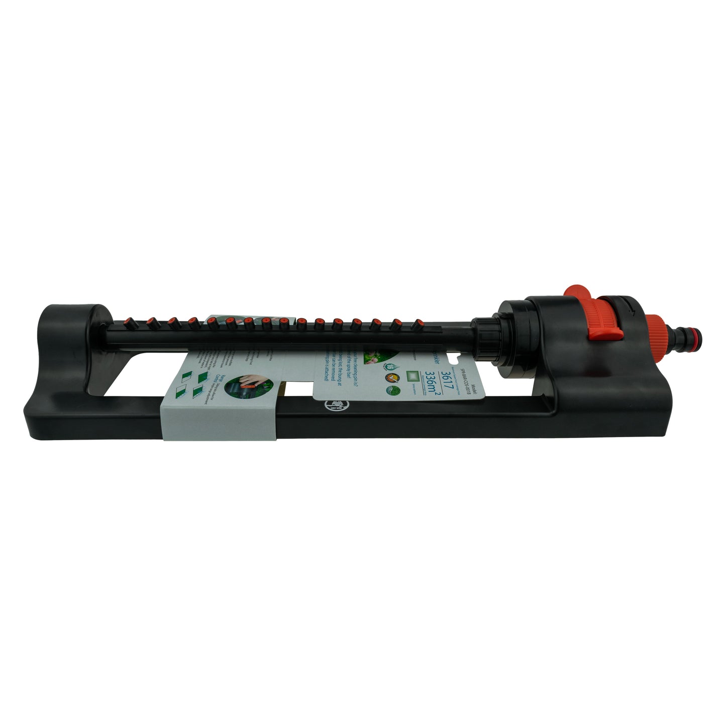 Oscillating Bar Sprinkler (Black/Orange)