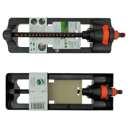 Oscillating Bar Sprinkler (Black/Orange)