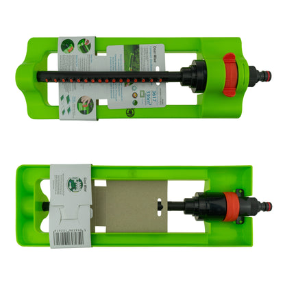 Cost Wise Green Oscillating Sprinkler with Cleaning Needle
