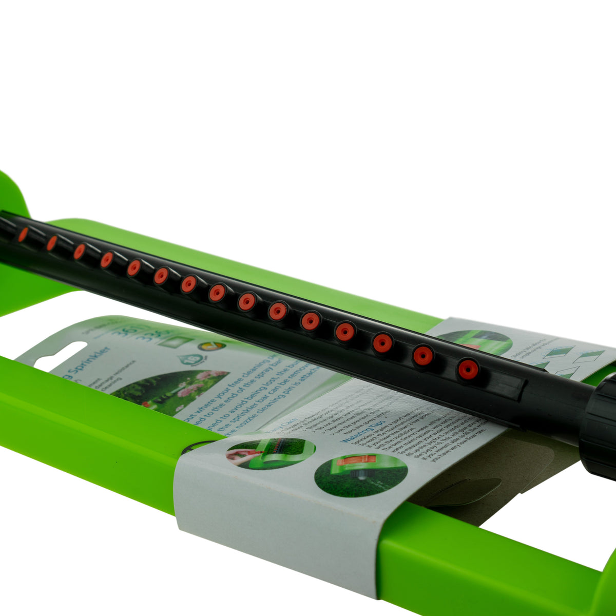 Cost Wise Green Oscillating Sprinkler with Cleaning Needle