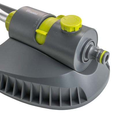 Oscillating Bar Lawn Sprinkler Aluminium Arm (Lime/Grey)