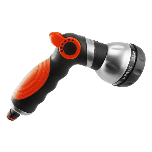 CostWise Metal Hose Spray Gun – 8 Patterns, Top Trigger