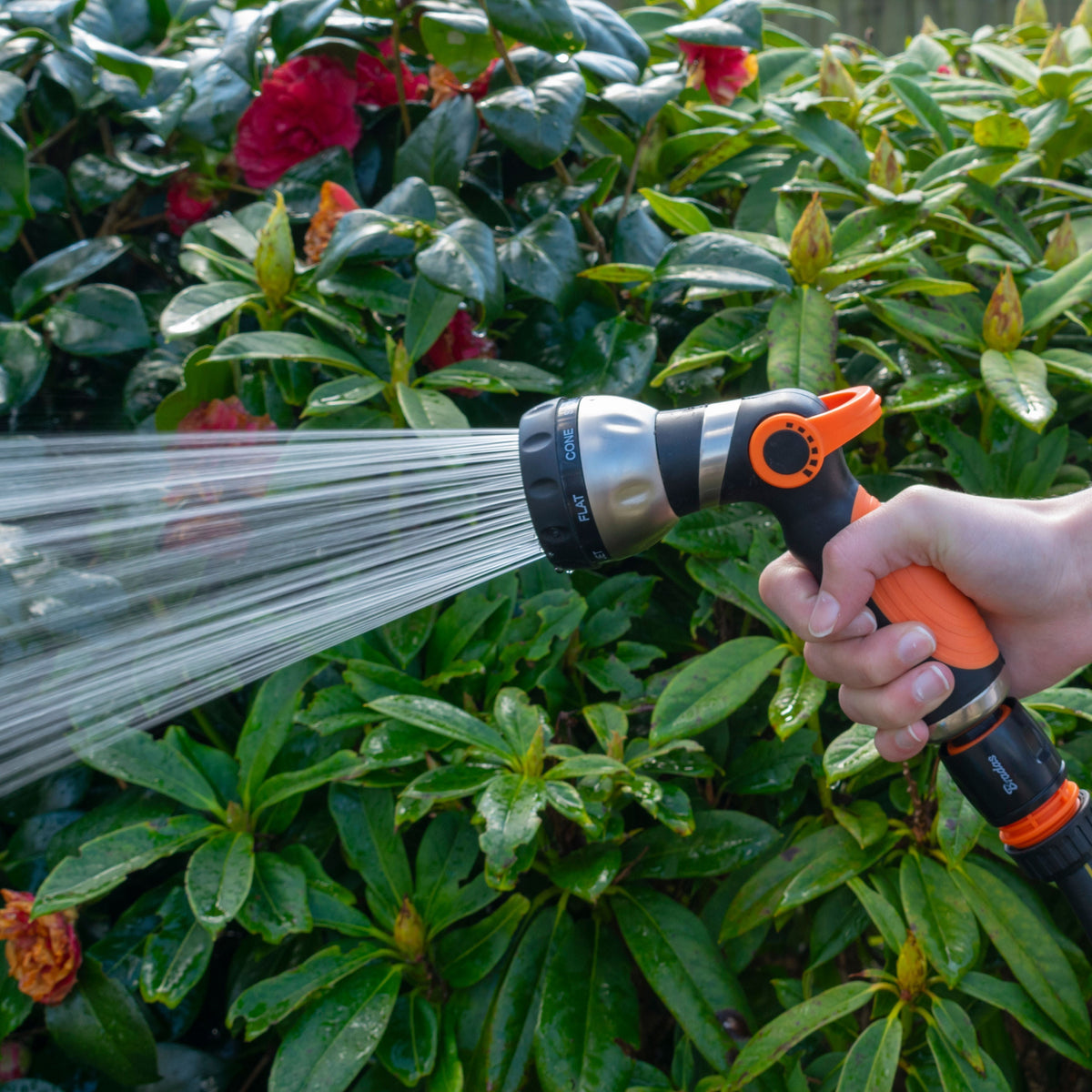 CostWise Metal Hose Spray Gun – 8 Patterns, Top Trigger