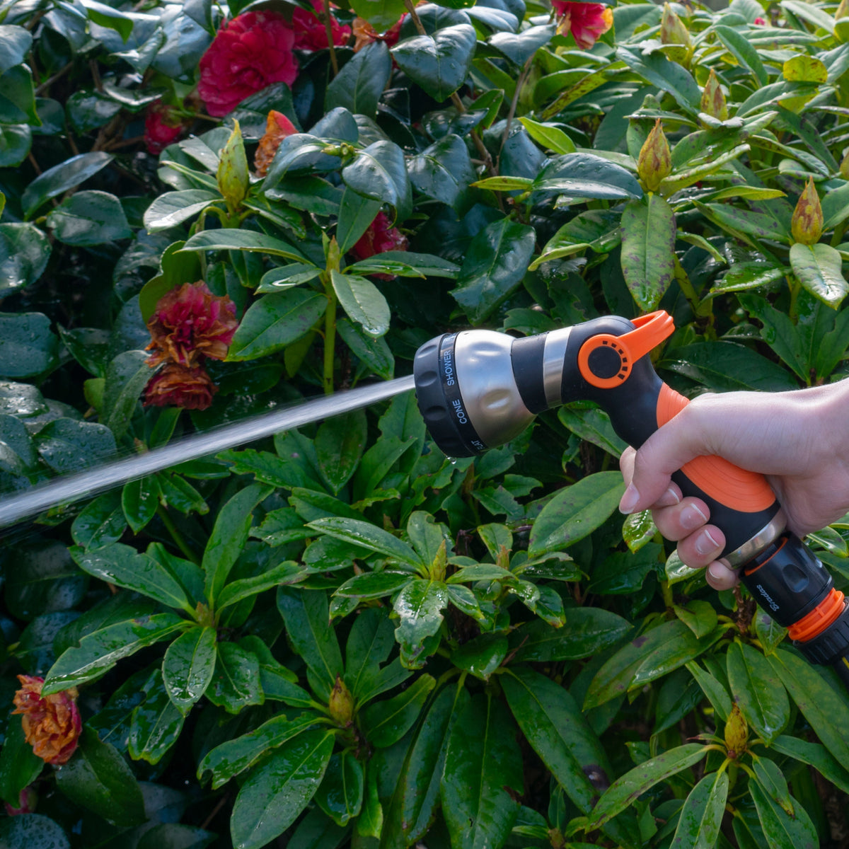 CostWise Metal Hose Spray Gun – 8 Patterns, Top Trigger