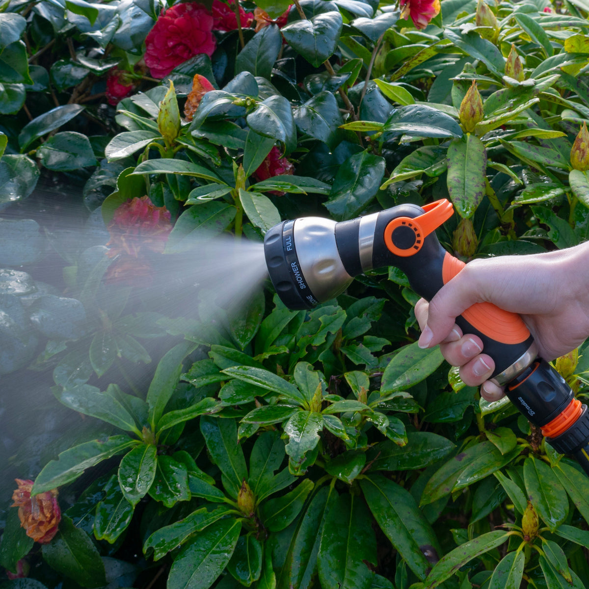 CostWise Metal Hose Spray Gun – 8 Patterns, Top Trigger