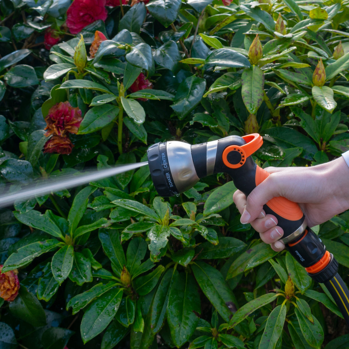 CostWise Metal Hose Spray Gun – 8 Patterns, Top Trigger