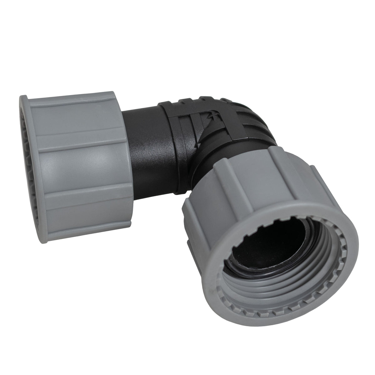 1″ BSP Swivel 90° Elbow Connector – Female/Female
