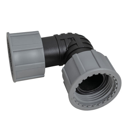 1″ BSP Swivel 90° Elbow Connector – Female/Female