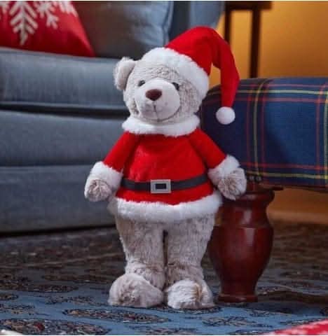 Christmas Santa Teddy Decoration Soft Plush