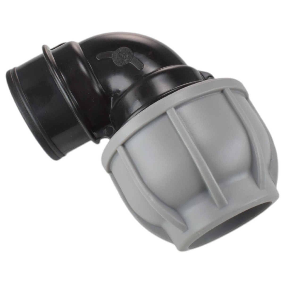MDPE Compression Elbow – 50mm Pipe × 1½″ BSP Female