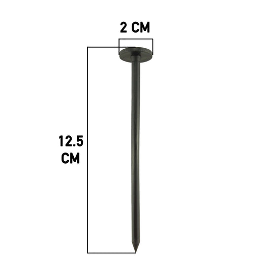 Small Plastic Weed-Fabric Fixing Pegs – 12.5cm, Pack of 10