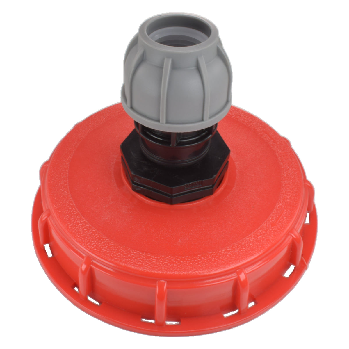 IBC 6″ Top Cap Kit with 20mm MDPE Straight Connector