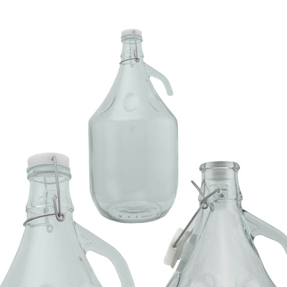 5L Glass Demijohn with Swing-Top Cap