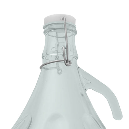 5L Glass Demijohn with Swing-Top Cap