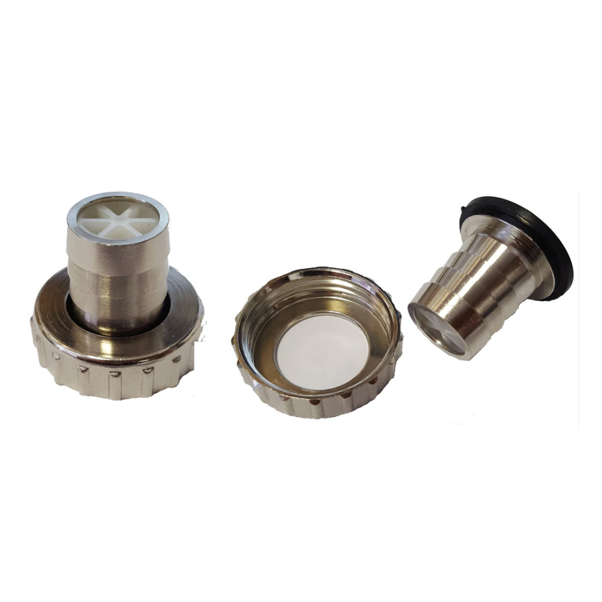 1″ BSP Female to 19mm Hose Barb Tap Adapter – Brass; product design shown.