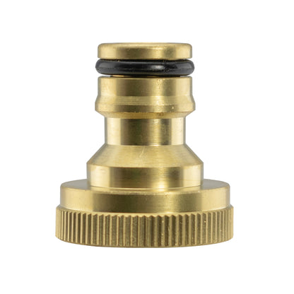 IBC S60X6 Adapter & Large Valve – Brass Quick Outlet