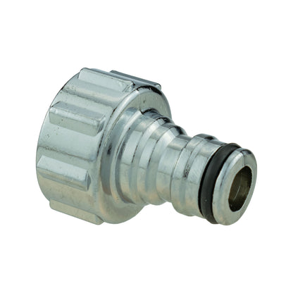 ¾″ BSP Female Chrome Metal Tap Adapter – Male Snap-On