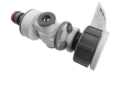 White Line Angled Tap Connector – 1″ / ¾″ BSP Female